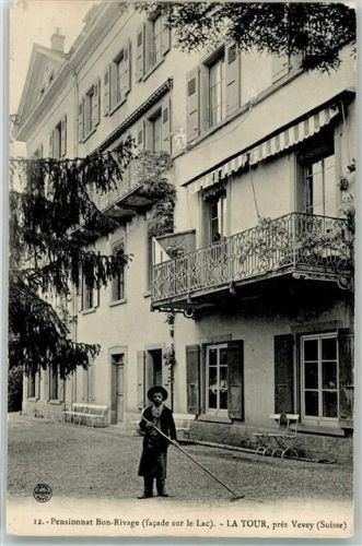 1814 La Tour-de-Peilz 1907 - Pensionnat Bon-Rivage
