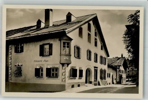 7505 Celerina/Schlarigna Foto AK Cafe Patisserei Frizzoni