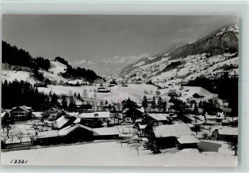 3762 Erlenbach im Simmental 1943 FOTO KEINE AK Winter - Teilansicht , gute Erhaltung AK