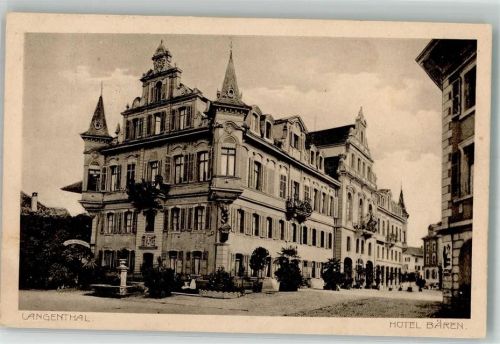 4900 Langenthal Gebrauchsspuren Hotel Bären großer Bug
