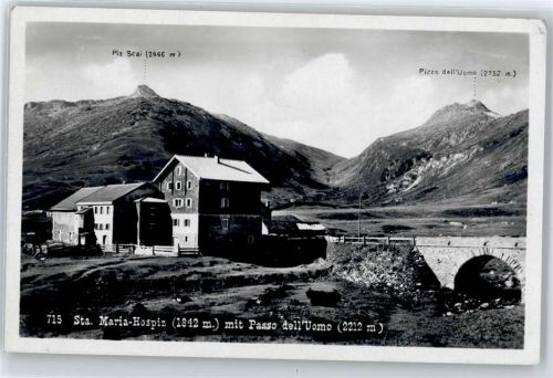 7536 Sta. Maria Val Müstair - Sta. Maria-Hospiz, Piz Scai, Passo dell'Uomo