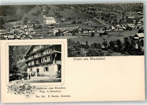 6436 Muotathal - Gasthaus zum Hirschen