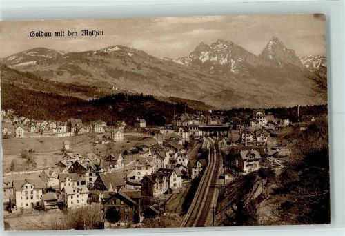 6410 Goldau Gebrauchsspuren mit den Mythen