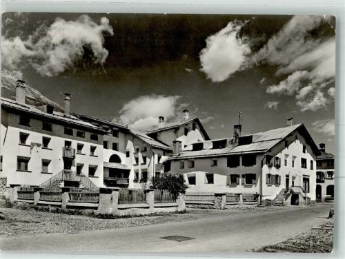 7505 Celerina/Schlarigna Foto AK Dorfpartie