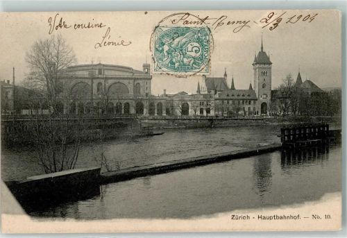 8000 Zürich 1904 - Bahnhof