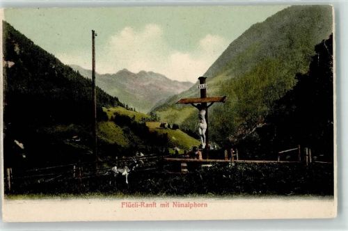 6073 Flüeli-Ranft 1910 - Kreuz Jesus Nünalphorn