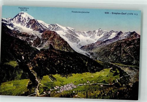 3907 Simplon Dorf - Rossbodengletscher