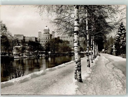 3000 Bern Berne - Bundeshaus im Winter