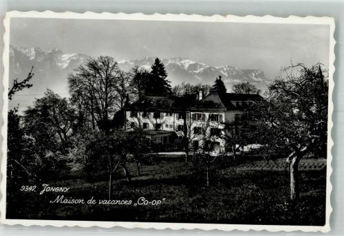1805 Jongny 1951 Foto AK Pension Maison de vacances Co-op