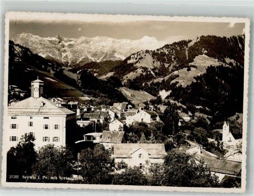 7212 Seewis Dorf Foto AK