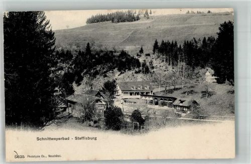3612 Steffisburg 1908 Foto AK Schnittweyerbad