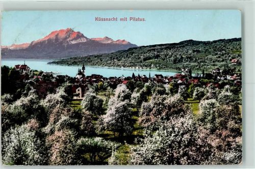 6403 Küssnacht am Rigi 1903 - mit Pilatus Feldpost Militärsache