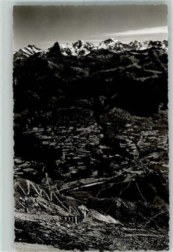 Niesen - Fliegeraufnahme Bahn