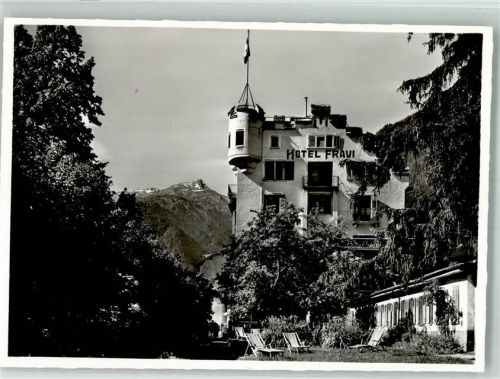 7440 Andeer 1958 Foto AK Hotel Fravi