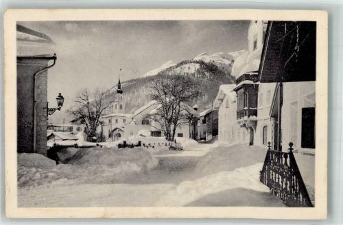 7502 Bever 1929 Winter Dorfpartie Bahnpost Zug 62