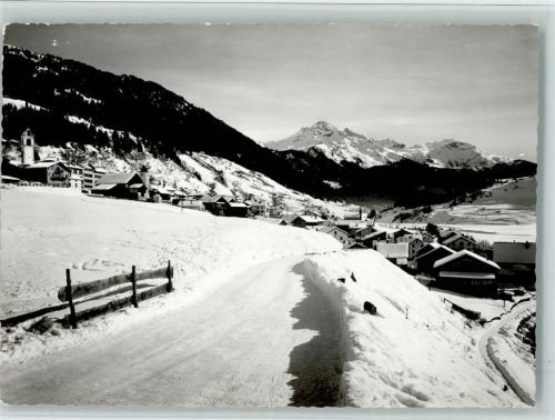 7460 Savognin - Blick zum Piz d'Err Winteraufnahme