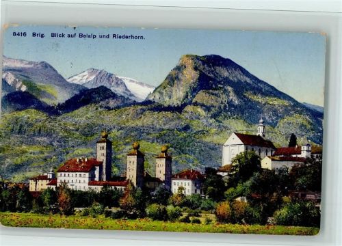 3900 Brig - Blick auf Belalp und Riederhorn
