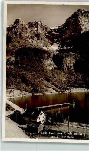 8750 Klöntal - Gasthaus Rhodannenberg am Klönthalsee