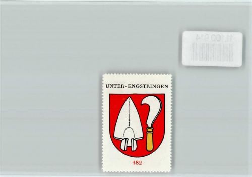 8103 Unterengstringen - Vignette Wappen Kaffee Hag ca 1920-1940 Unter-Engstringen
