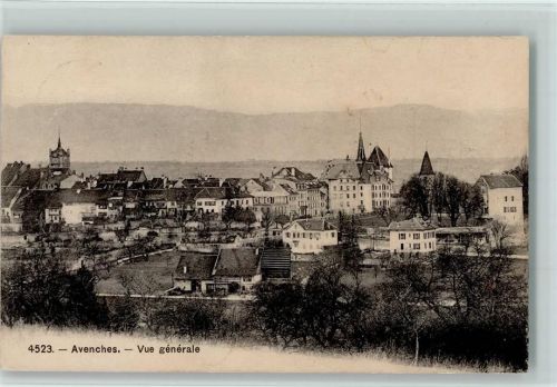 1580 Avenches 1908 - Vue generale