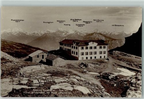 Gemmipass Wallis Gebrauchsspuren Hotel Wildstrubel