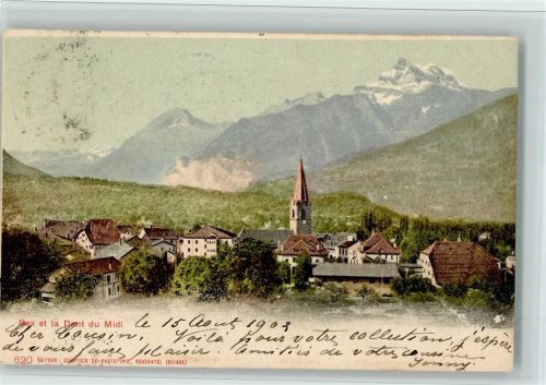1880 Bex - La Dent du Midi