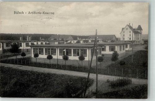 8180 Bülach 1920 Foto AK Kaserne Feldpost