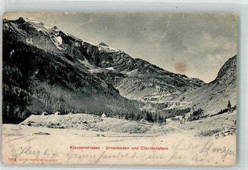 Klausenstrasse - Urnerboden Claridenstock
