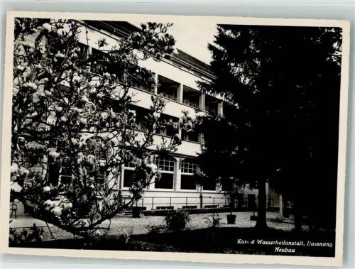 8374 Dussnang 1950 Foto AK Hotel Kur- und Wasserheilanstalt