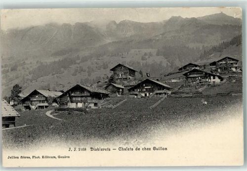 Diablerets 1907 - Chalets de chez Guillon