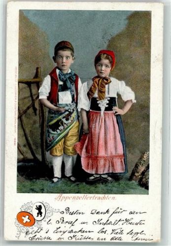 9050 Appenzell 1902 - Kinder Paar