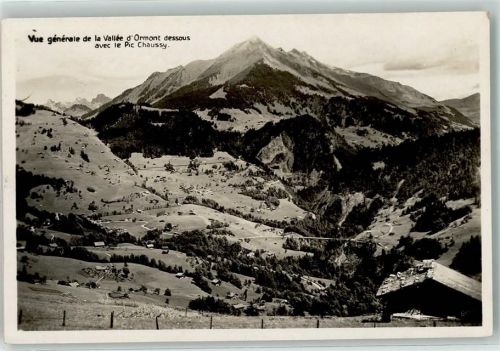 1863 Le Sépey Ormont-Dessous - Pic Chaussy