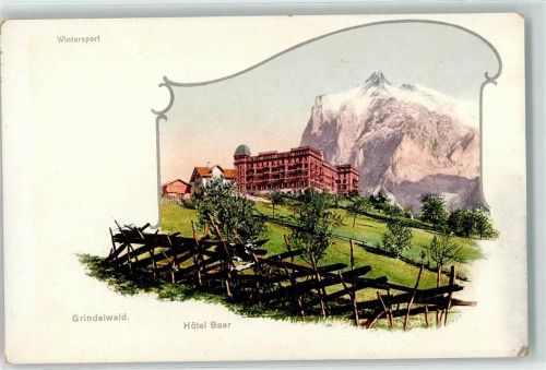 3654 Gunten - Hotel Baer