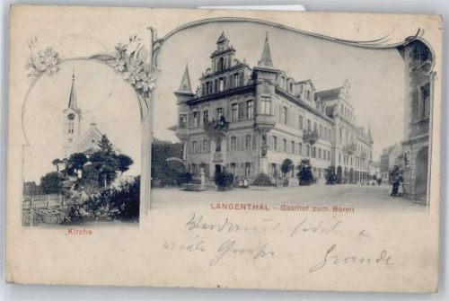 4900 Langenthal - Gasthof zum Bären, Kirche