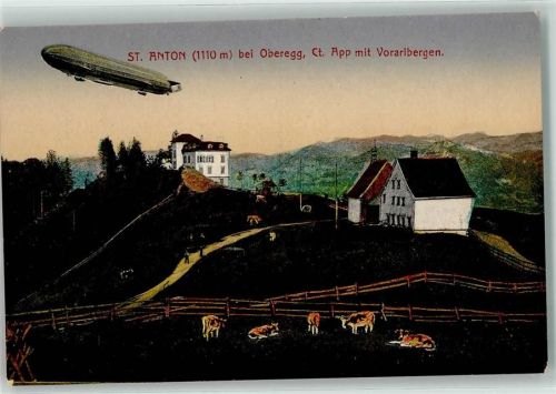 9413 Oberegg - Zeppelin St. Anton Ct. App mit Vorarlbergen Kühe