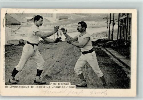 2300 La Chaux-de-Fonds 1900 - Fete federale de Gymnastique 1900 AK