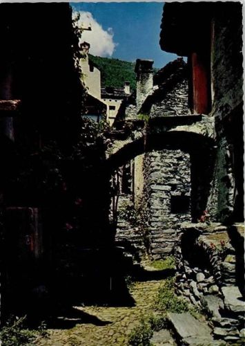 6645 Brione sopra Minusio - Tessin Ticino pittoresco Steinhäuser