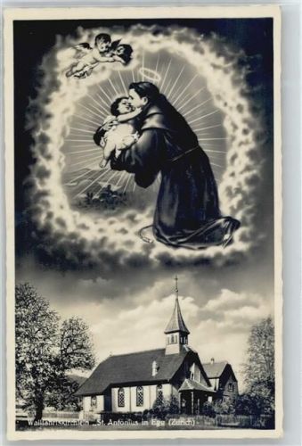 8132 Egg bei Zürich - Wallfahrtskirchlein St. Antonius, Engel