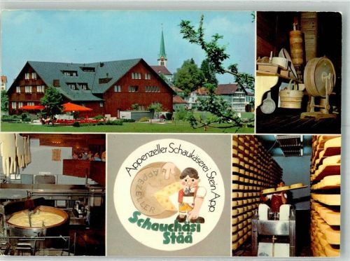 9063 Stein AR Foto AK Appenzeller Schau-Käserei