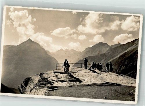 7516 Maloja Foto AK Aussichtspunkt Maloja Kulm