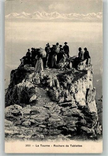 La Tournelle Foto AK Aussichtspunkt Rochers de Tablettes