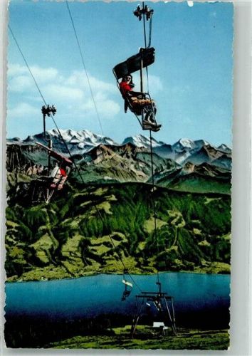 Niederhorn Foto AK Seilbahn