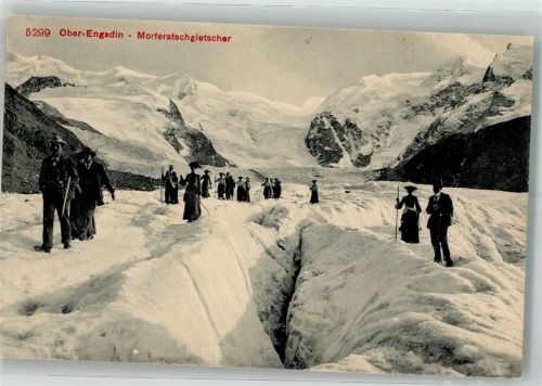 Morteratschgletscher Winter Morteratsch-Gletscher Oberengadin