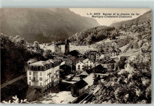 1922 Salvan - Chemin de fer