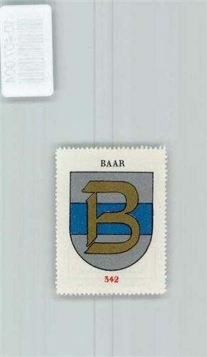 6340 Baar - Vignette Wappen Kaffee Hag 1920-1940
