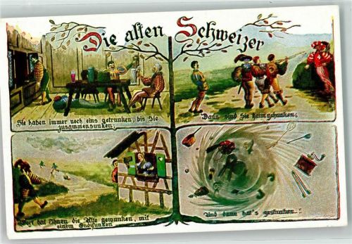 Die alten Schweizer Humorkarte