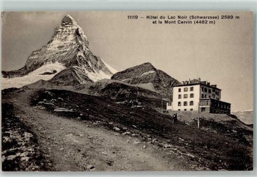 Matterhorn VS Gebrauchsspuren Hotel Schwarzsee