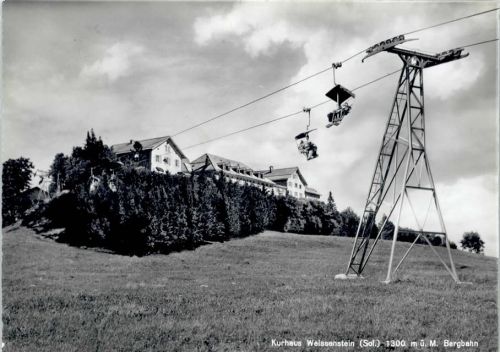 4515 Weissenstein b. Solothurn - Kurhaus Weissenstein , Bergbahn
