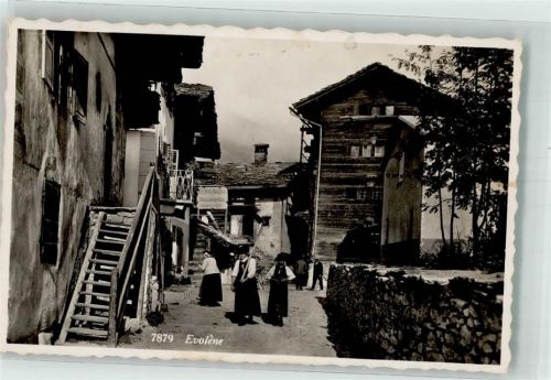 1983 Evolène Foto AK Tracht