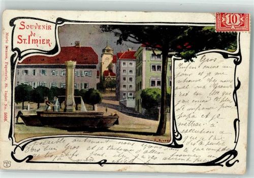 2610 St-Imier Saint-Imier 1907 - Brunnen sign. R Kruner